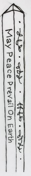 My peace pole doodle