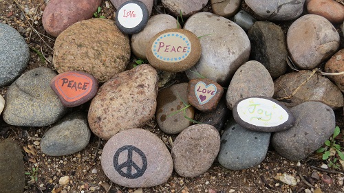 peace rocks...leave them around your neighborhood for others to find