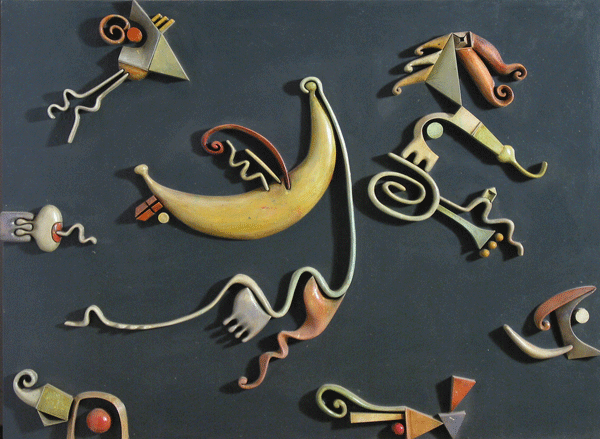 BANANA LUNCH 40" X 54" CIRCA 1997