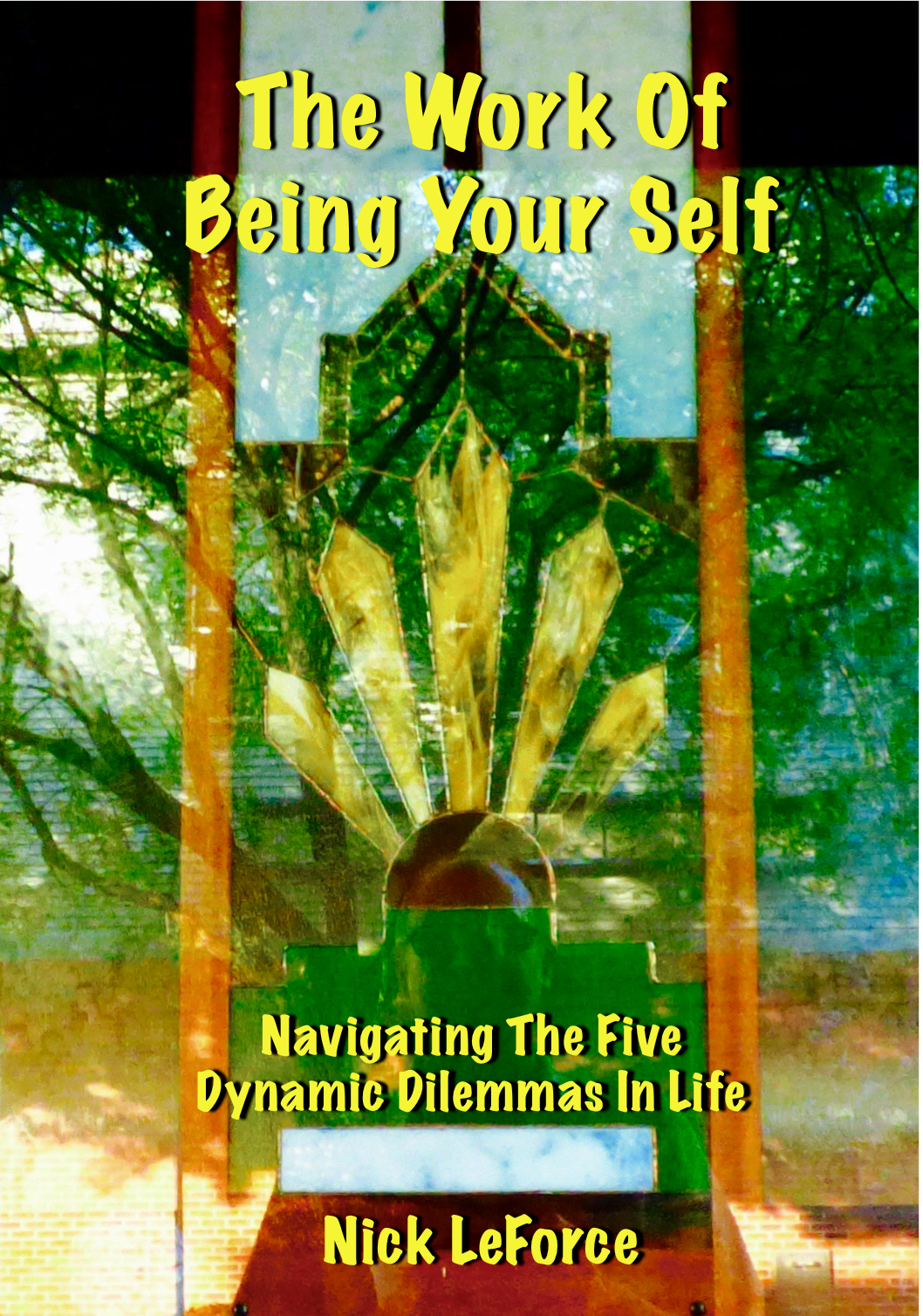 i designed the cover using a Picture taken of my own reflection in a shop window in oroville, ca.