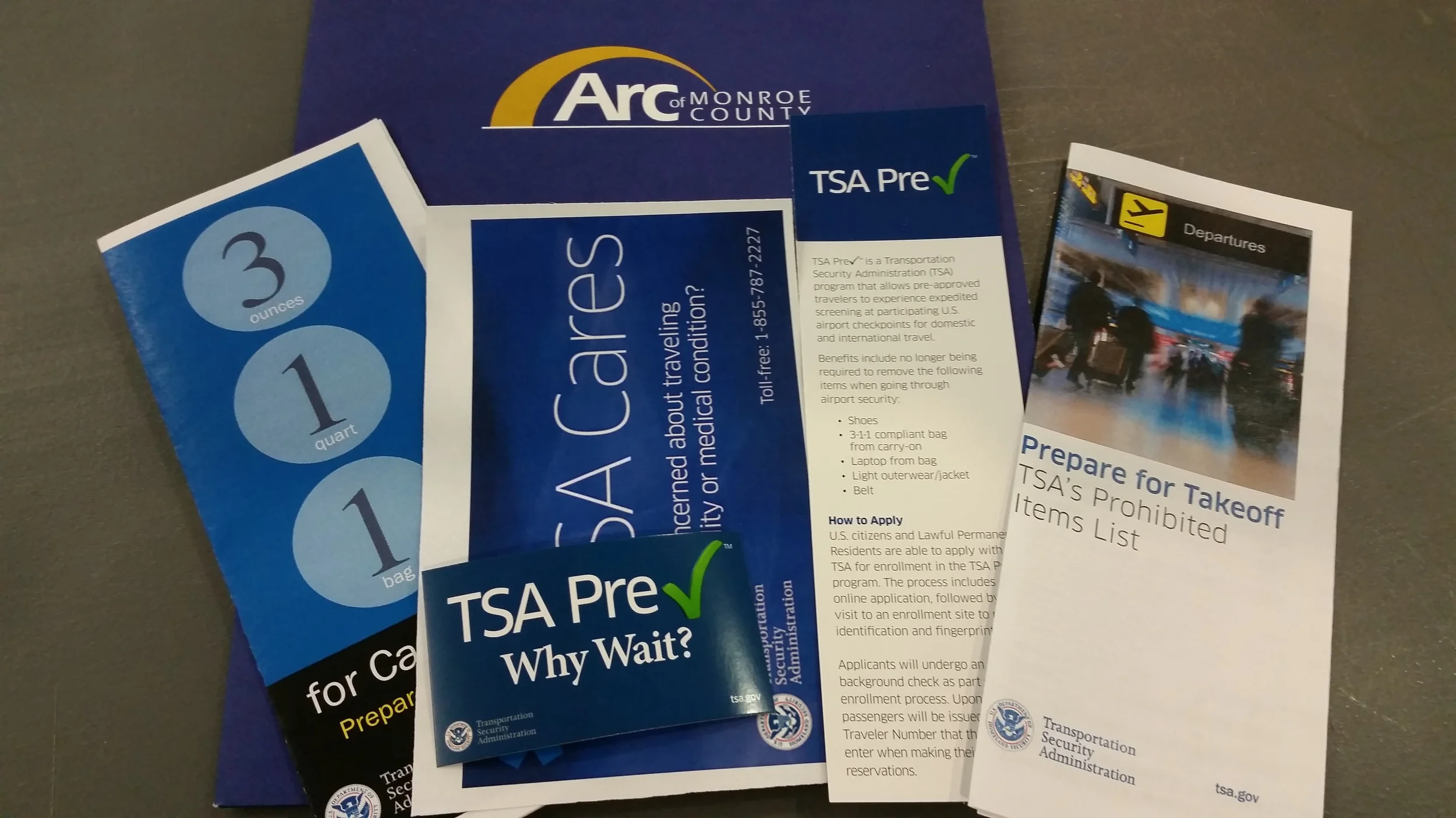 Handouts from the ROC Your Flight Program