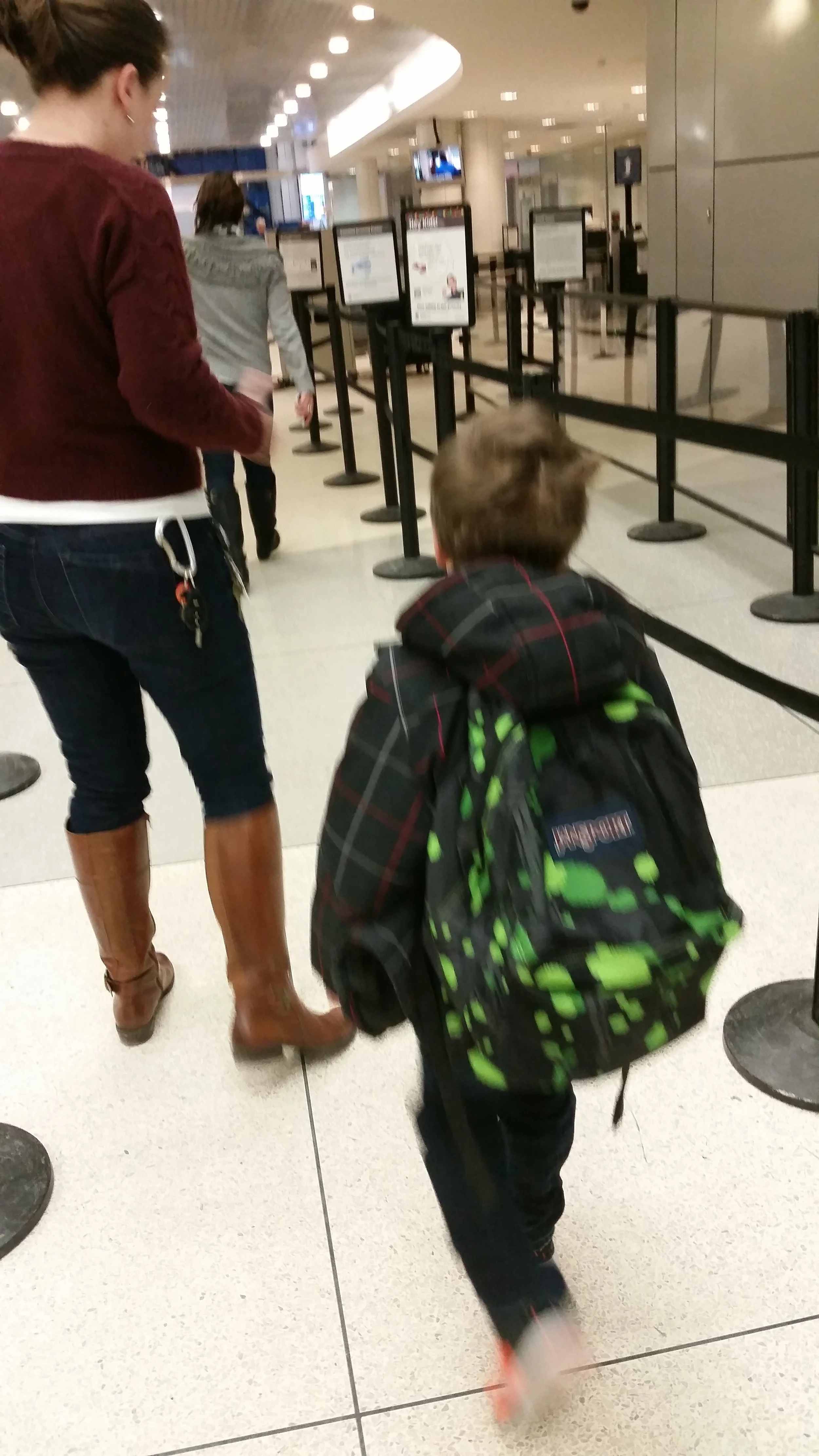 Heading to Security