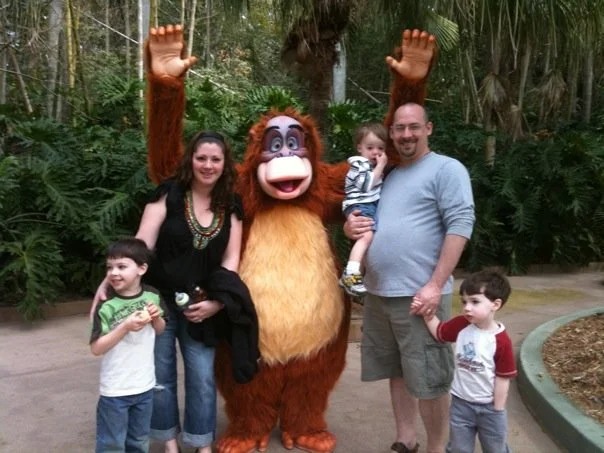One of our first family vacations!