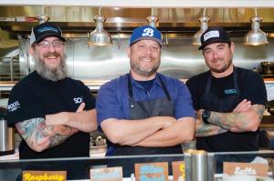 Coastal Point • Shaun M. Lambert: The chefs at the new Bluecoast in Rehoboth from left, Scott Viselli, Doug Ruley and Jason Diettrick