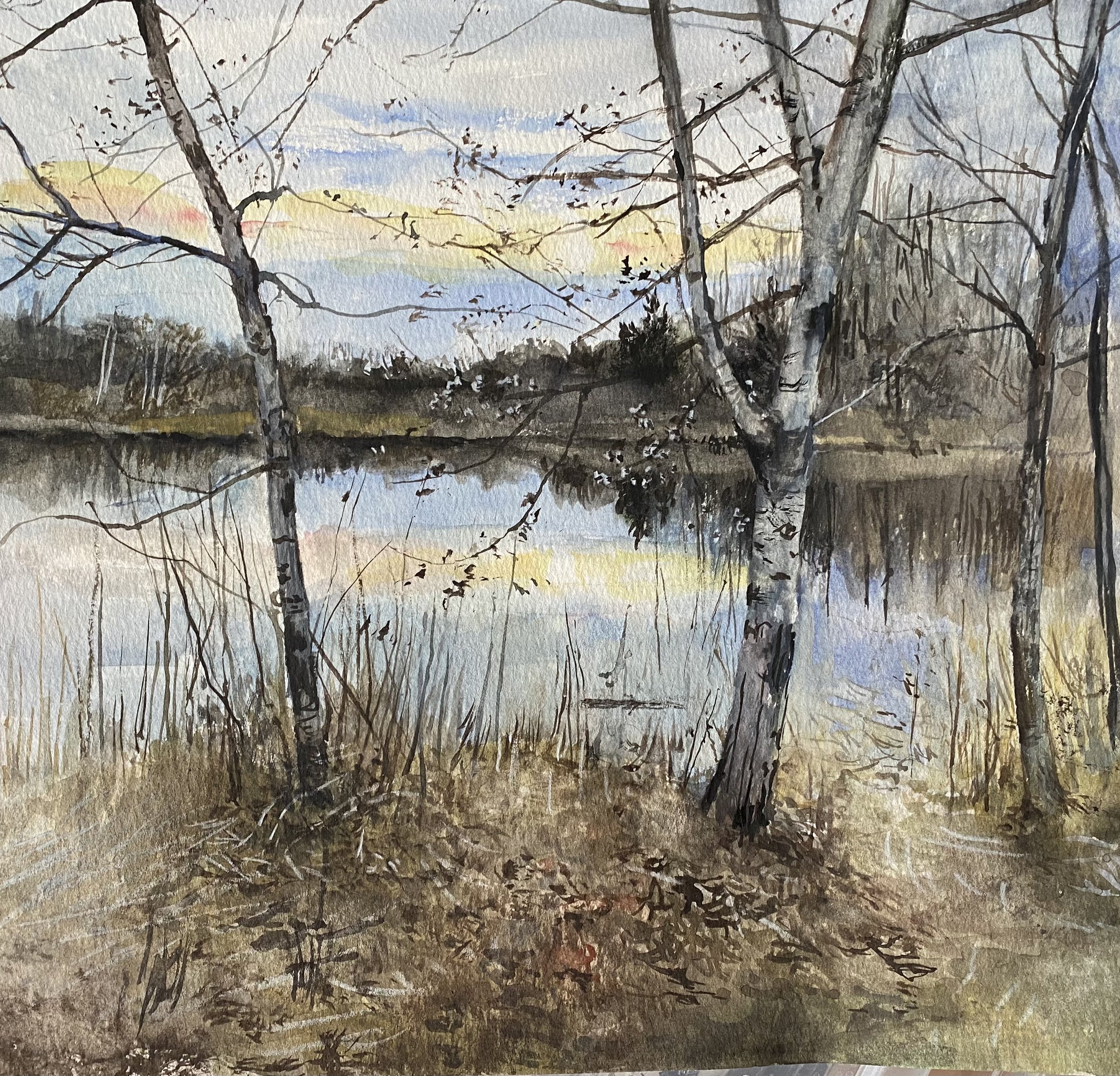 pond, Grant Woods