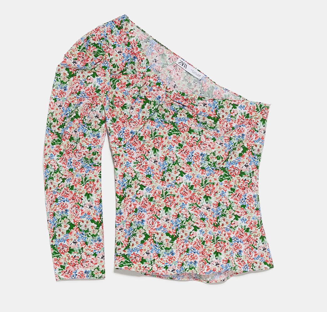Zara Printed Floral Top
