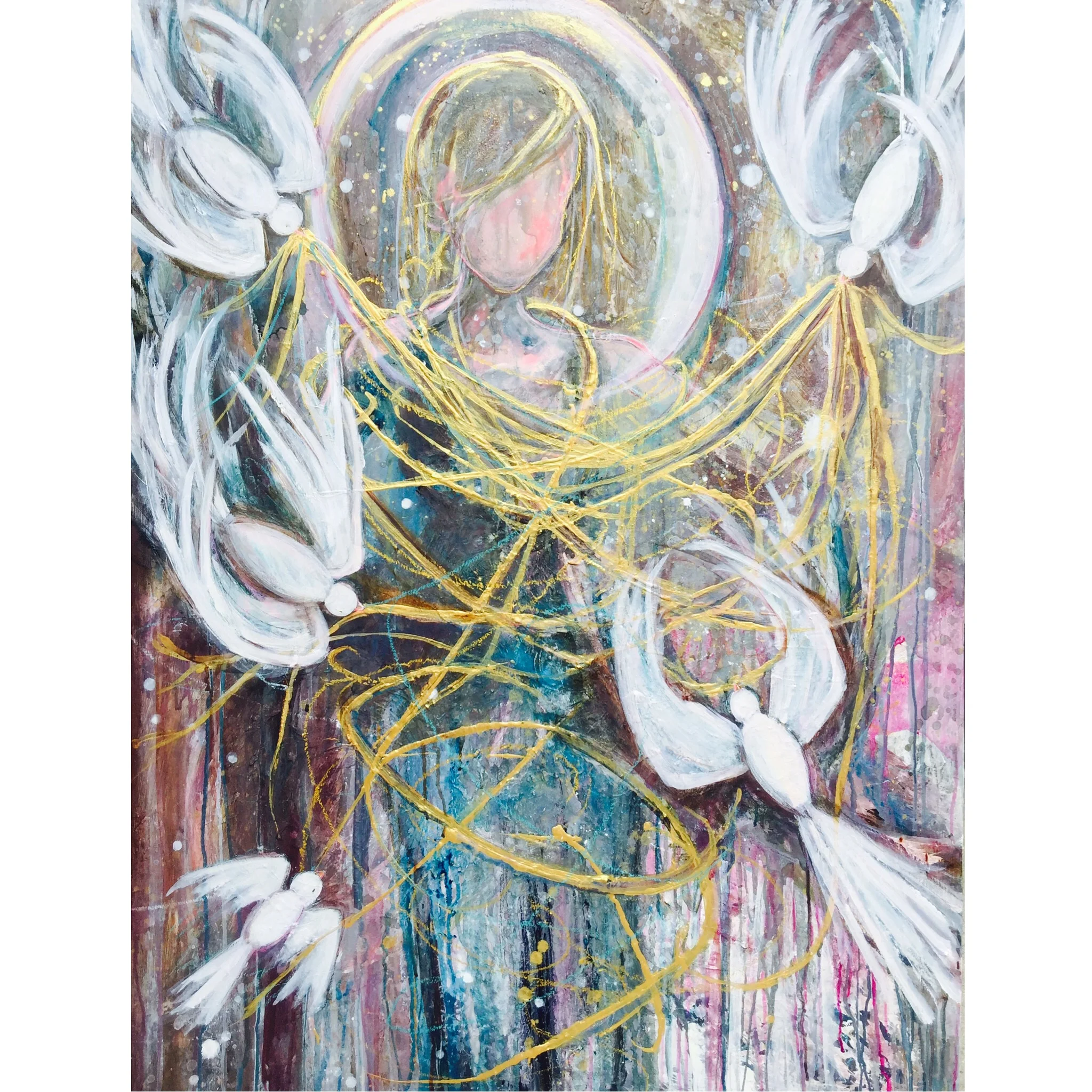 "Cords of Kindness" 36x48