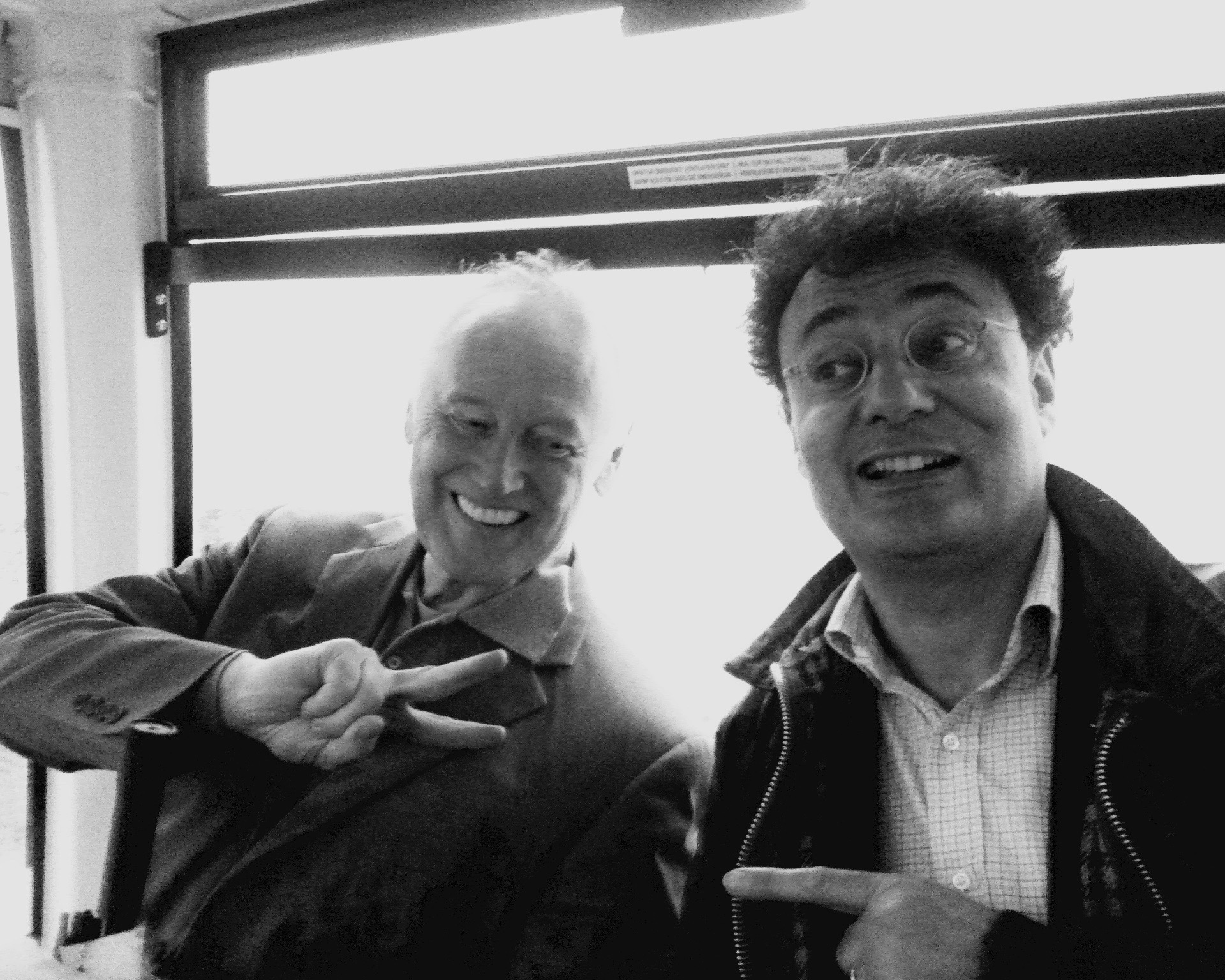 Reeves Lehmann (SVA) with Bartolomeo Corsini (Centro Sperimentale di Cinematografia)