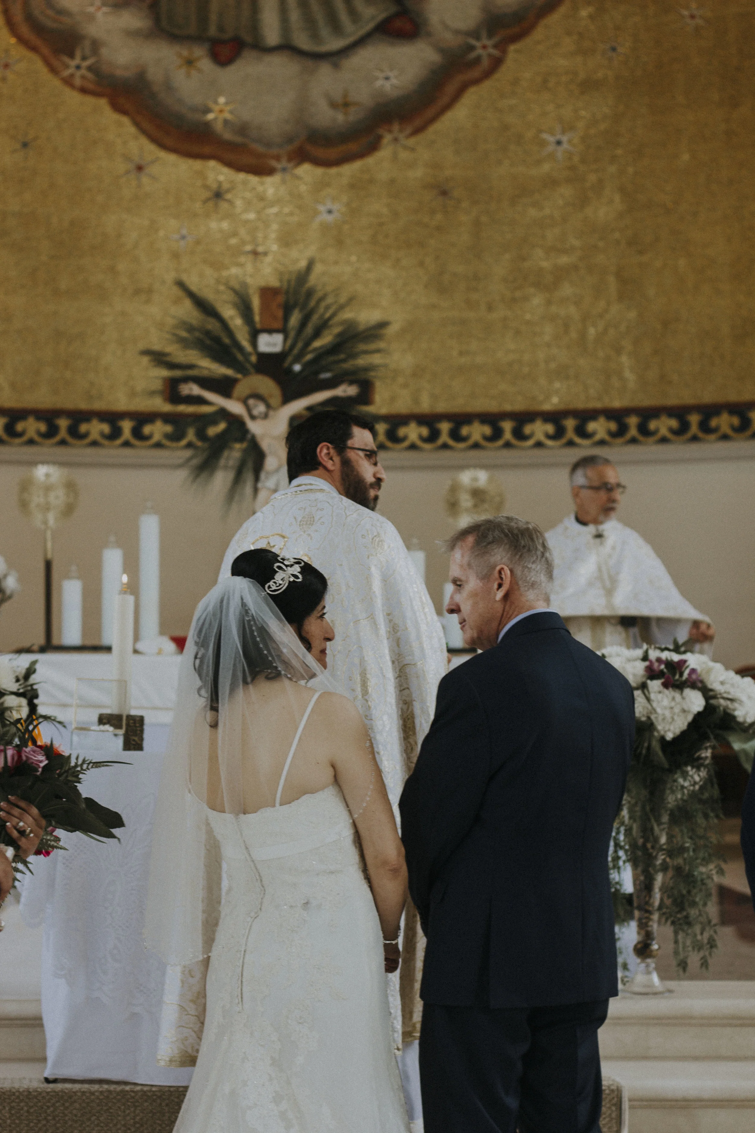 Bassima and Greg's Summer Cathedral Wedding