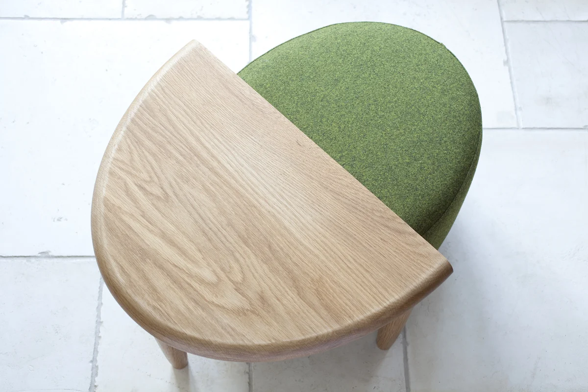 Acorn Tables and Foot Stool