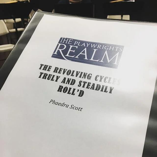 First day of rehearsal! Thrilled to say that I will be Assistant Directing “The Revolving Cycles Truly and Steadily Roll’d by Jonathan Payne, my first play OFF BROADWAY @playwrightsrealm. So excited to be a part of this team of incredible people, and so so so much creative blackness. #RevolvingCycles #offbroadway #directing