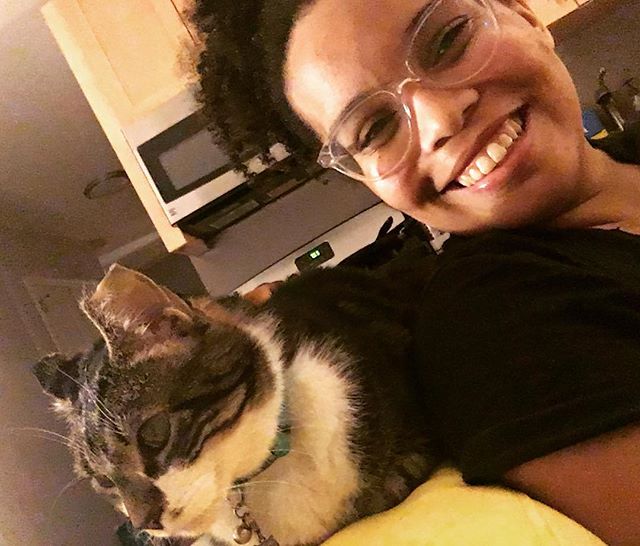 Today marks a very significant day in my life. Peridot was adopted two years ago and this is the closest she has EVER been to me 😭 is this love? Is this cat ownership? I’m melting. Also can’t move cause she might never be close to me aga