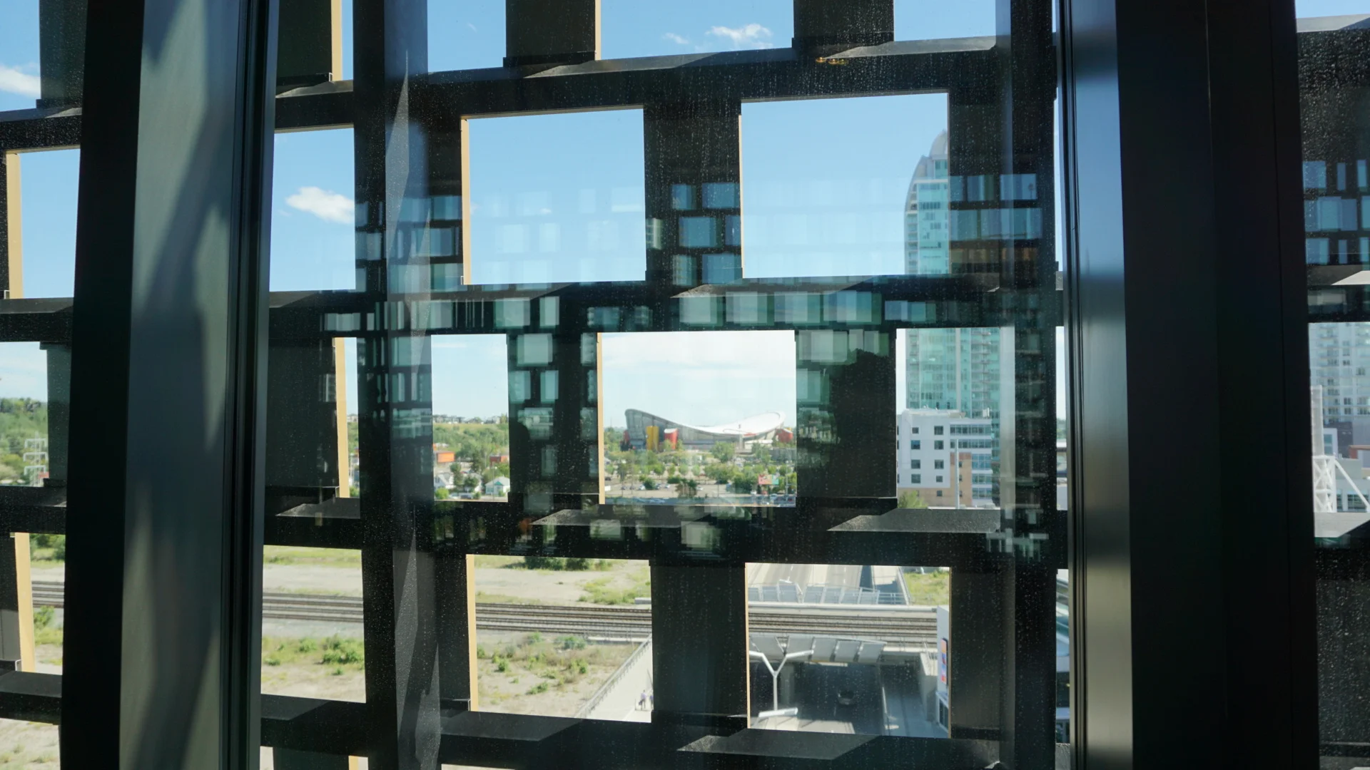 View from the East Village Skybridge