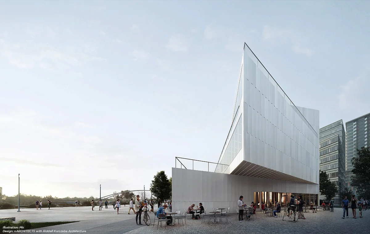 Proposed M2 Commercial Development, by XYC Design+Development, urban edge along Confluence Way small.jpg
