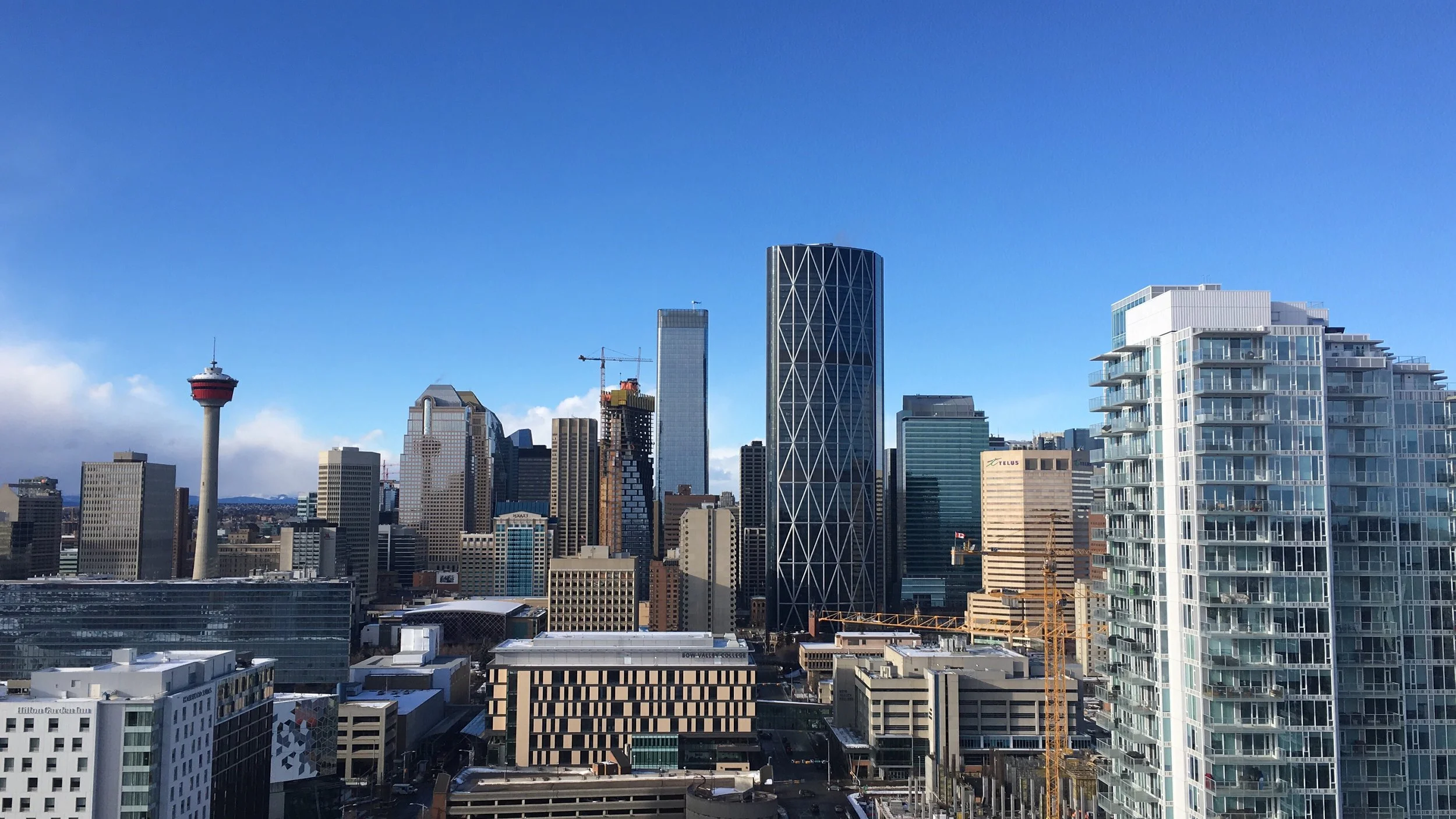 Amazing city views from the top of the 25th floor!