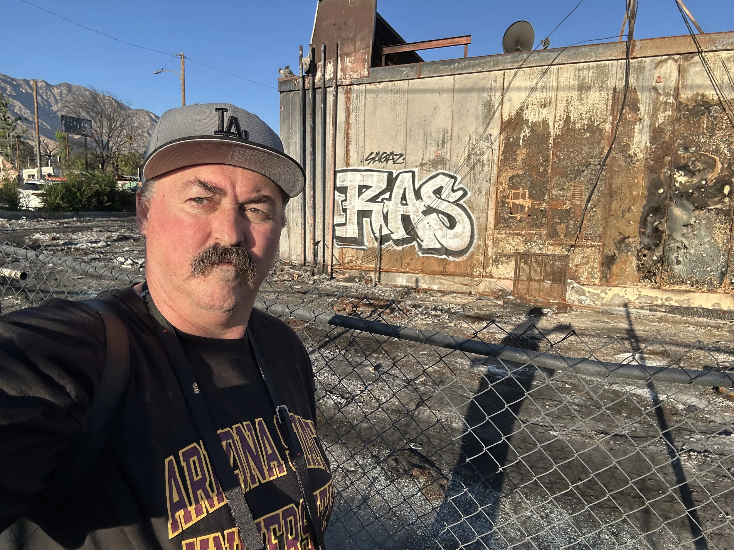 Altadena on the six-month anniversary of the Eaton Fire.  7-7-25