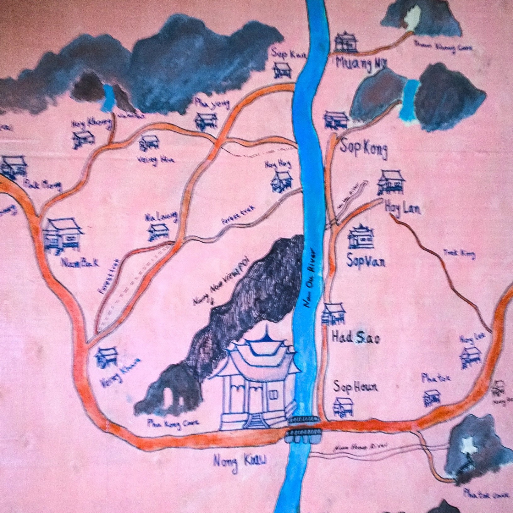 My sole guide for three days in Nong Khiaw and surrounds. 