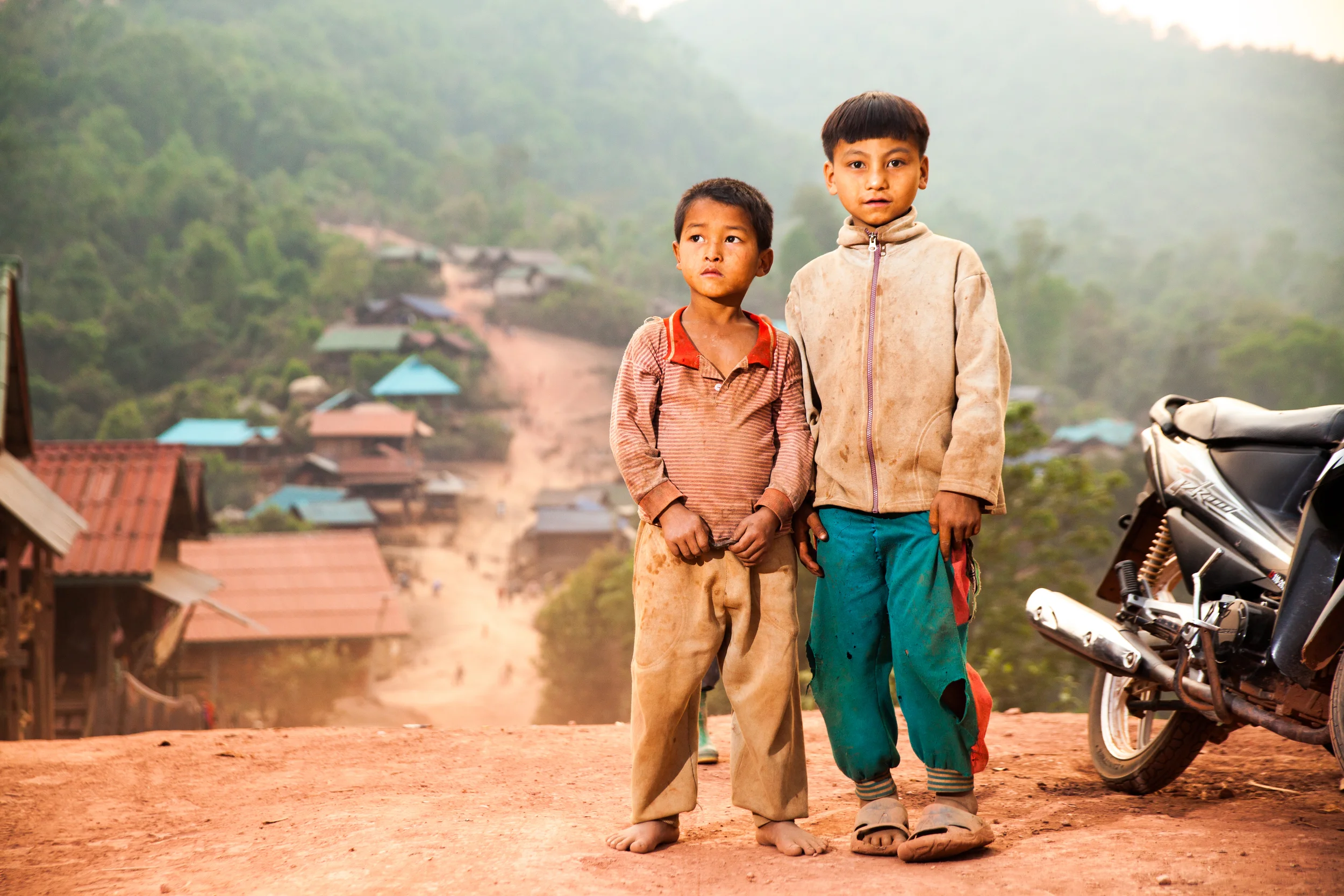 Children in northern Laos.