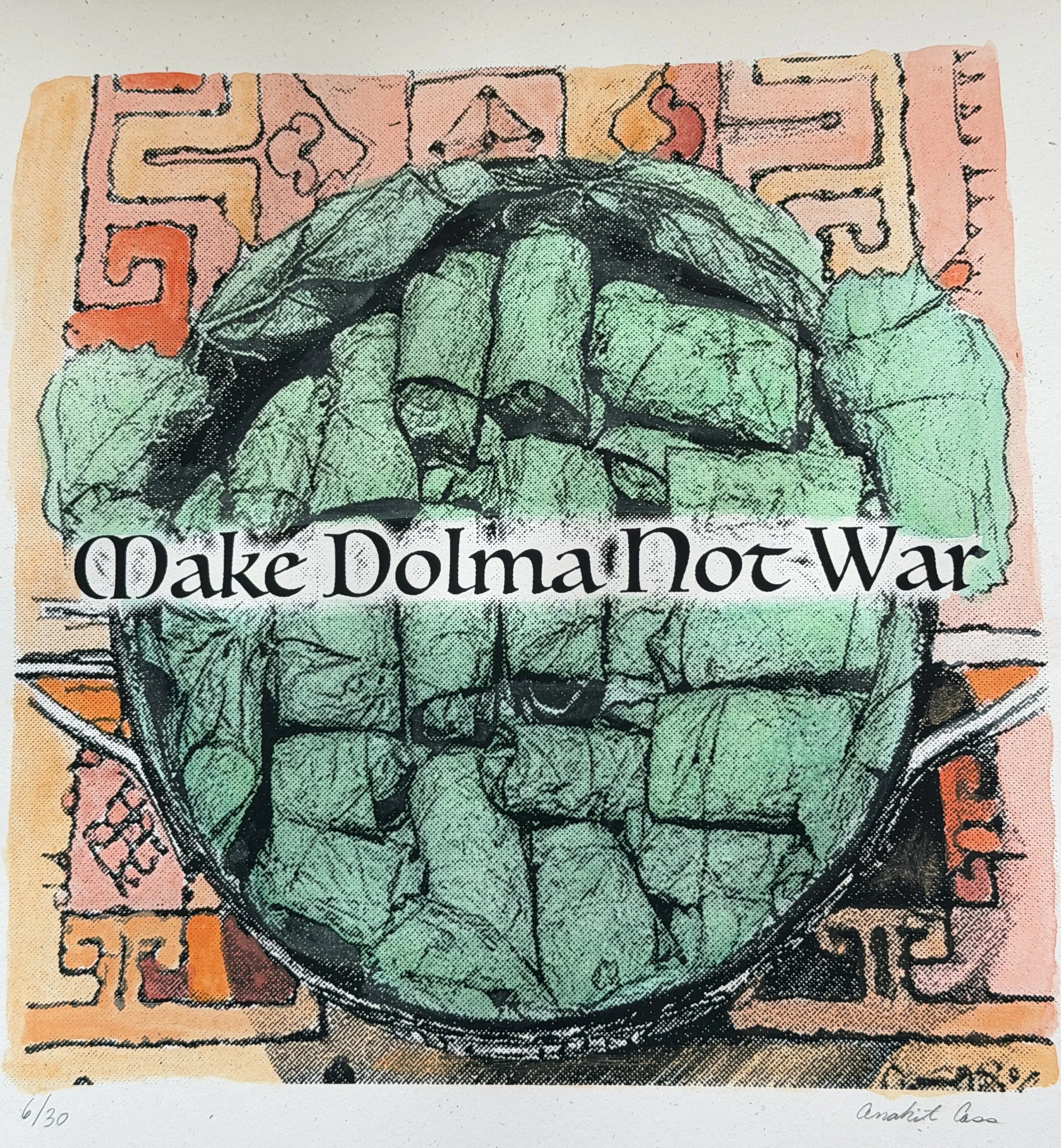 Make Dolma Not War, 12 x 12