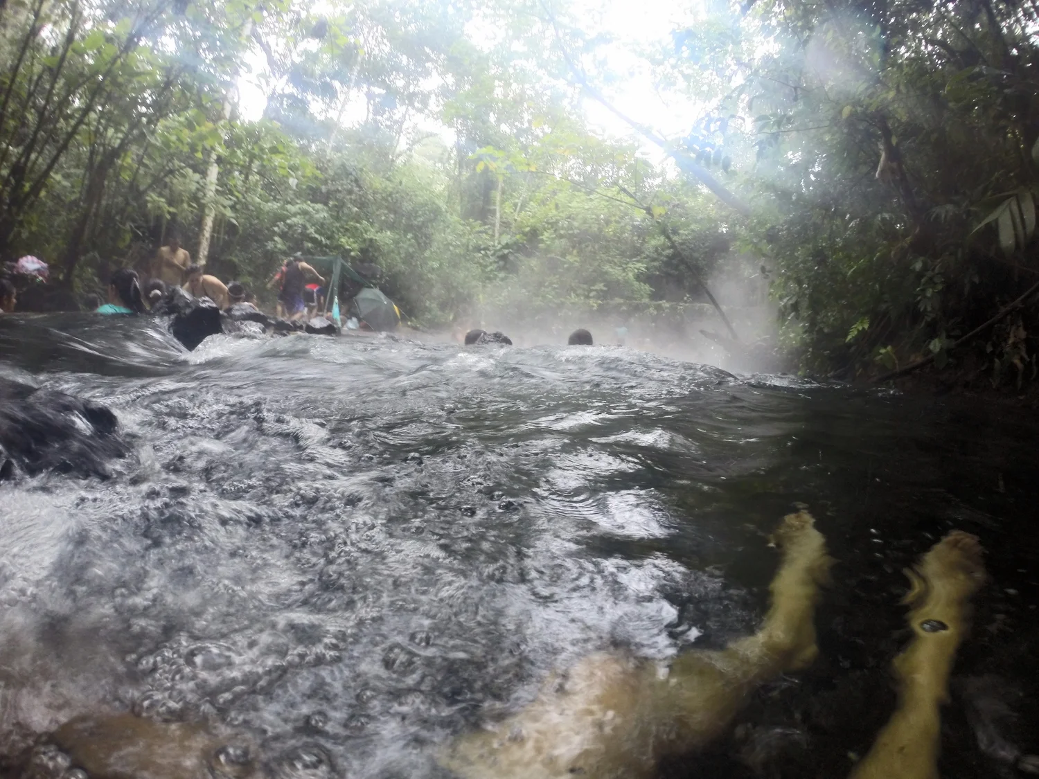 Arenal Natural Hot springs - Definitely recommend this over any of the resorts!