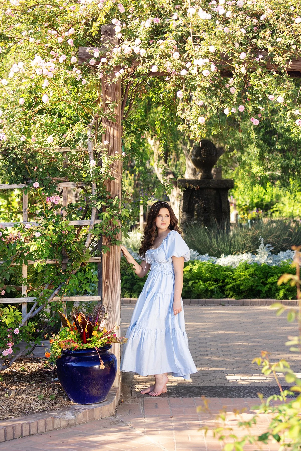 San Antonio Botanical Gardens / San Antonio Senior Portraits / Taylor