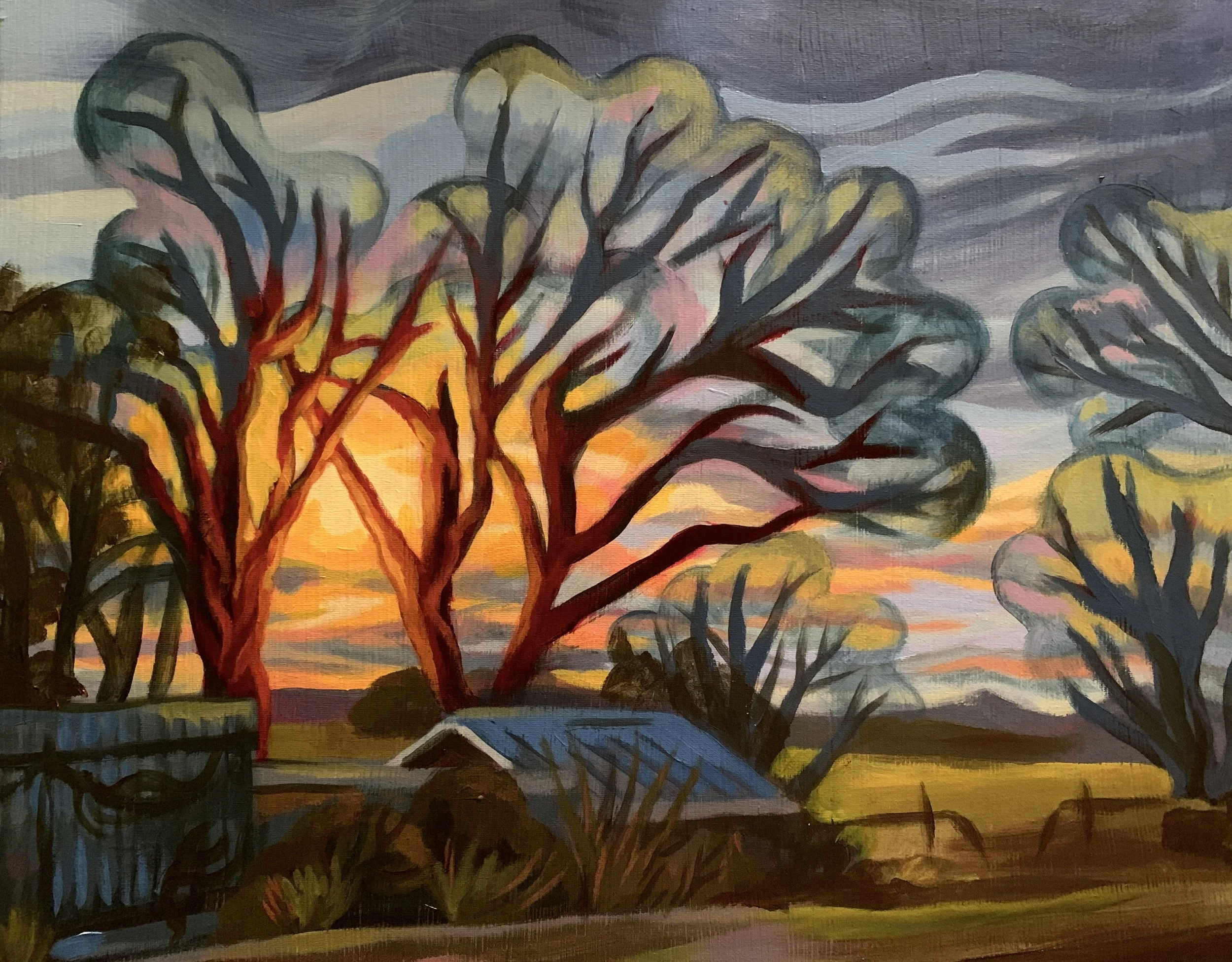 Weary Trees (20"x16")