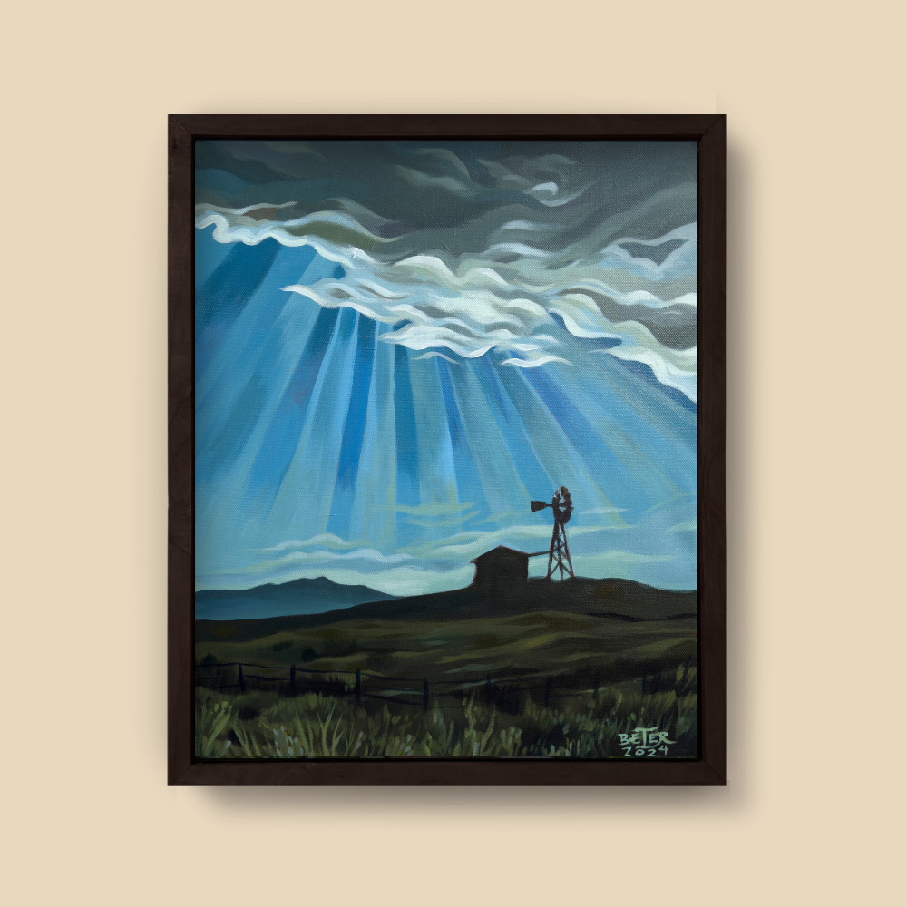 Sunbeam: Original Painting, 16"x20"