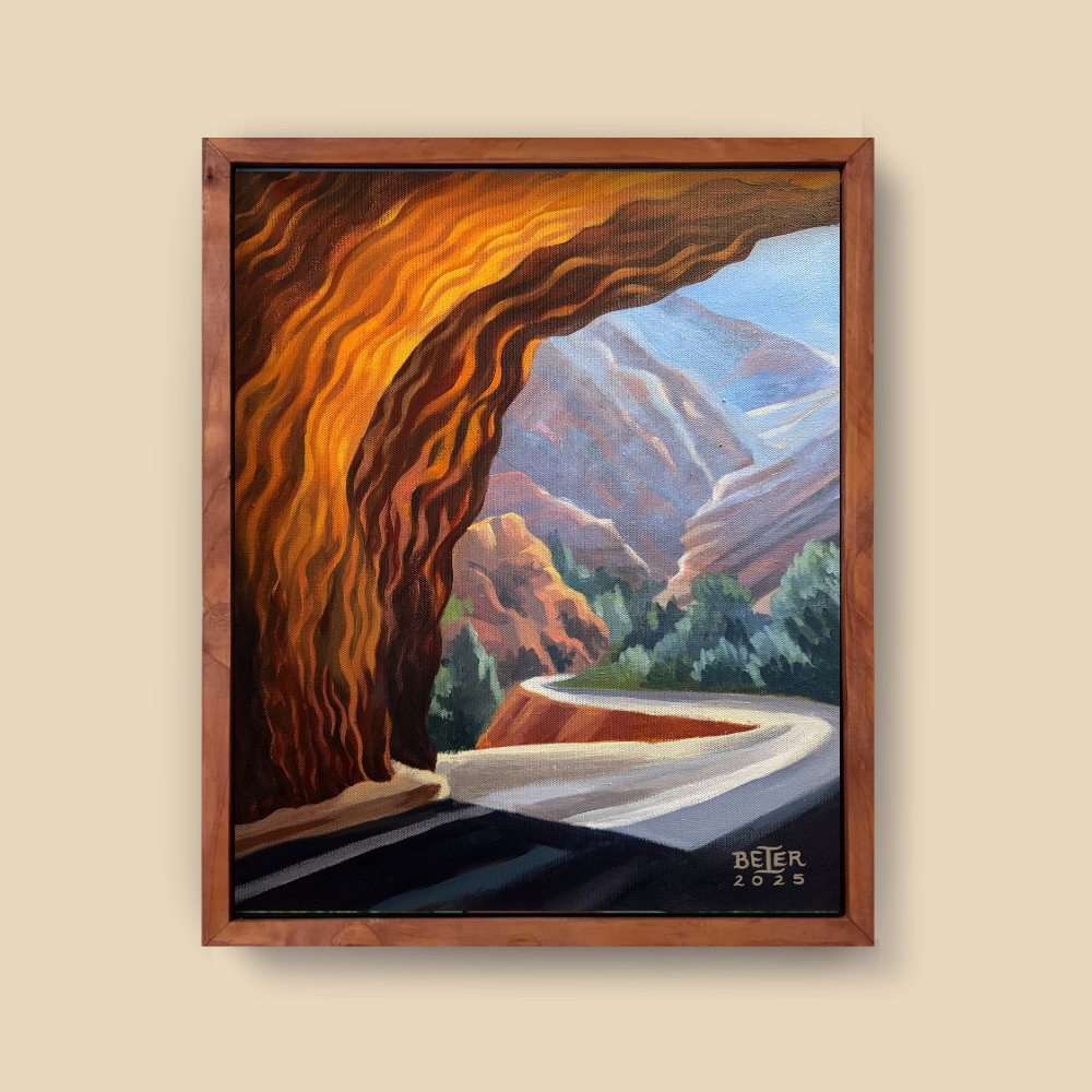 Tunnel: Original Painting, 16"x20"