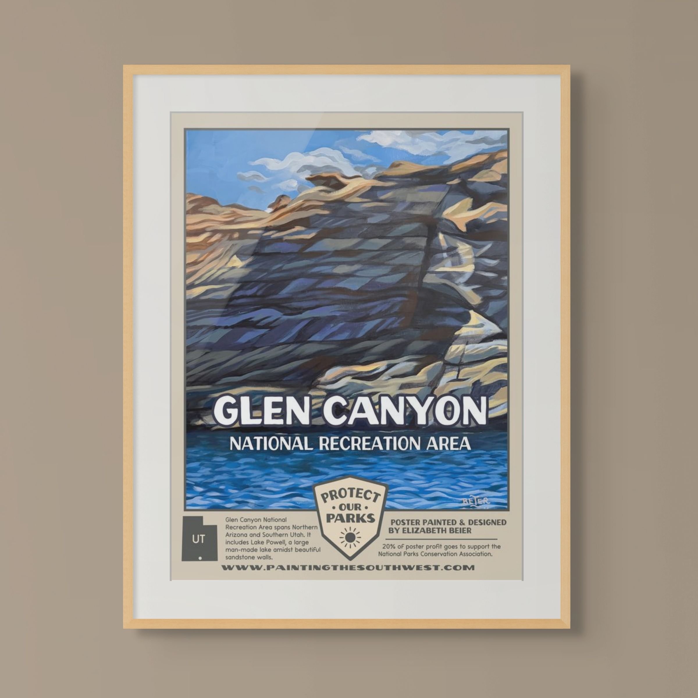 Glen Canyon NRA Poster for NPCA