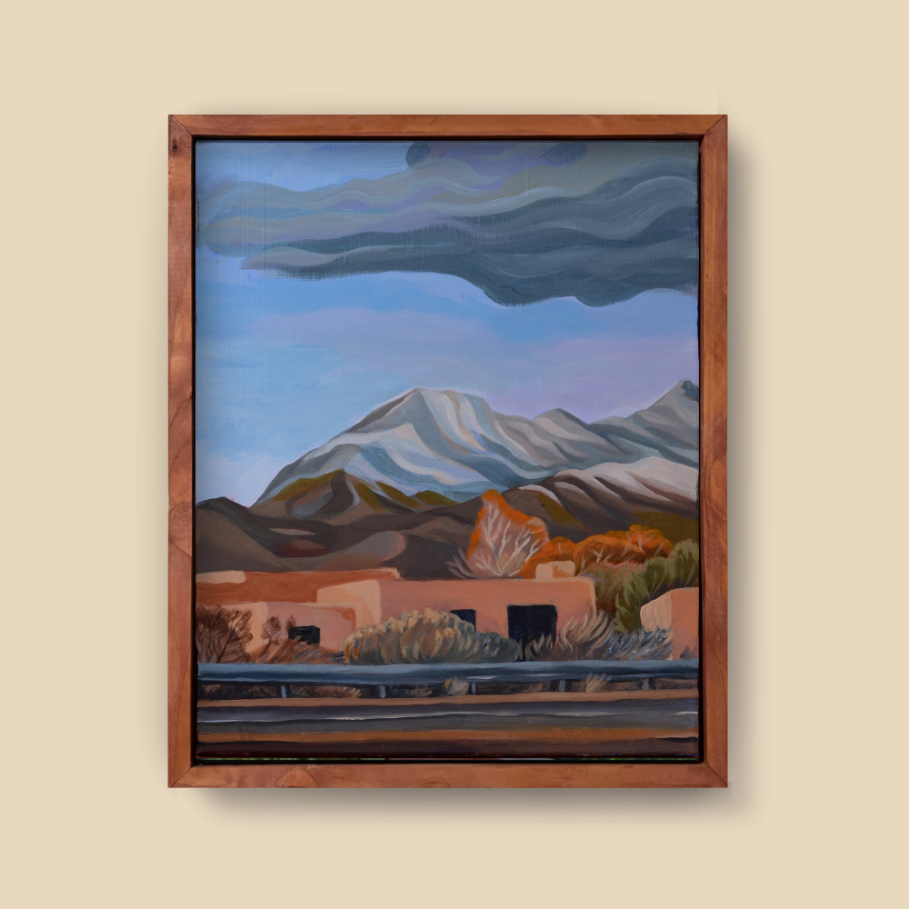 Clouds Over Rincon Peak: Original Painting, 16"x20"