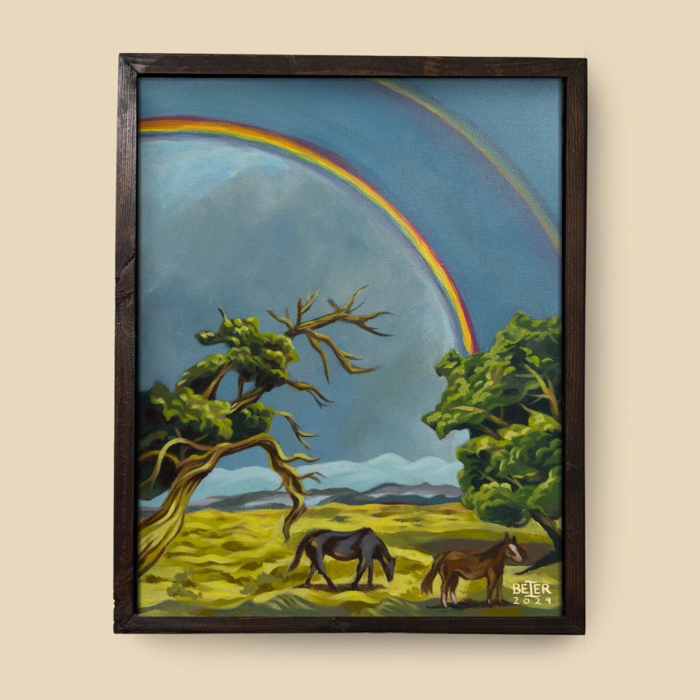 Double: Original Painting, 16"x20"