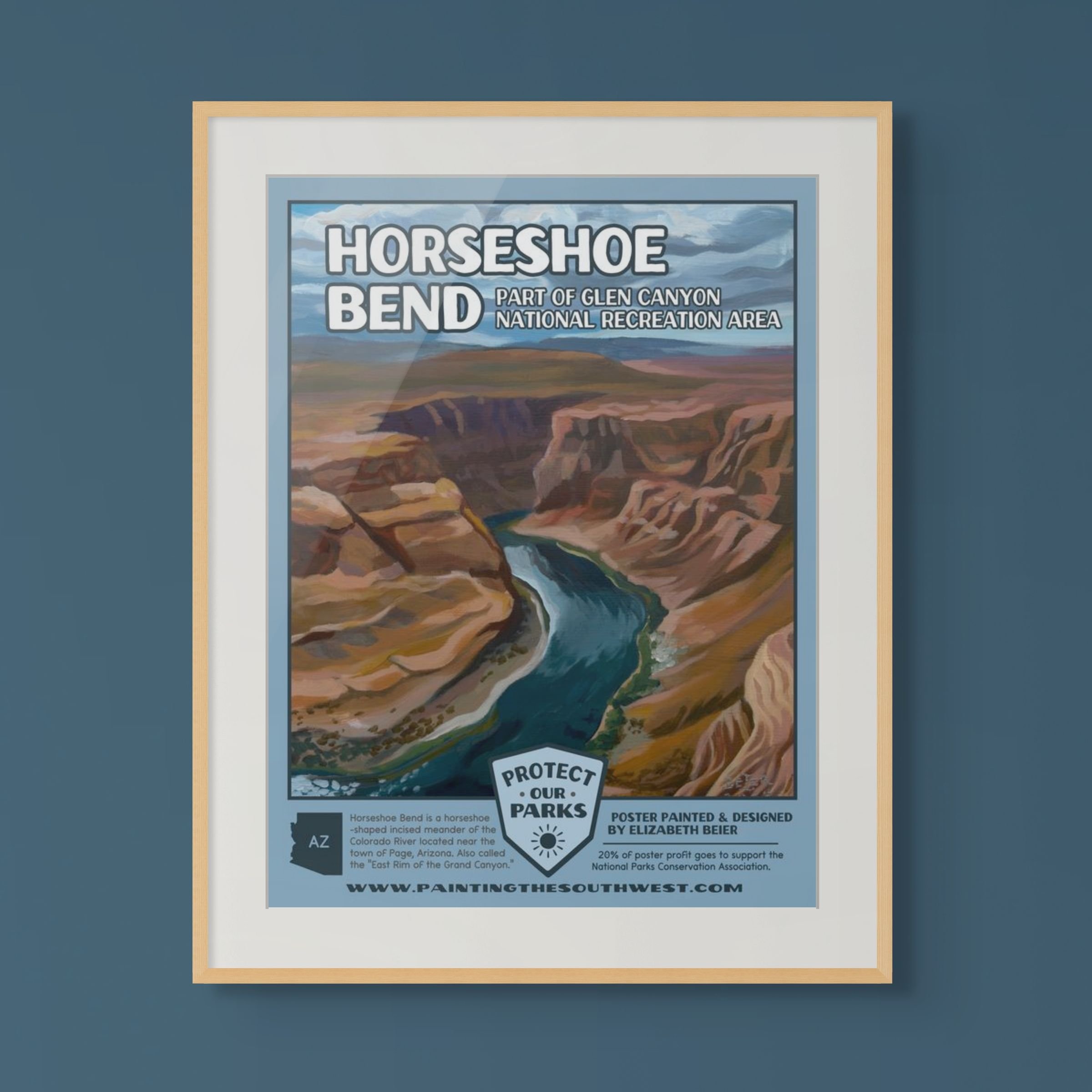 Horseshoe Bend Poster for NPCA