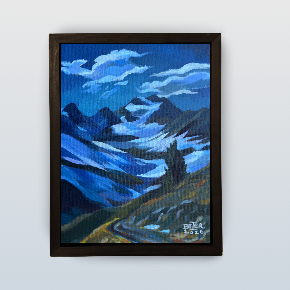 Skyward: Original Painting, 9