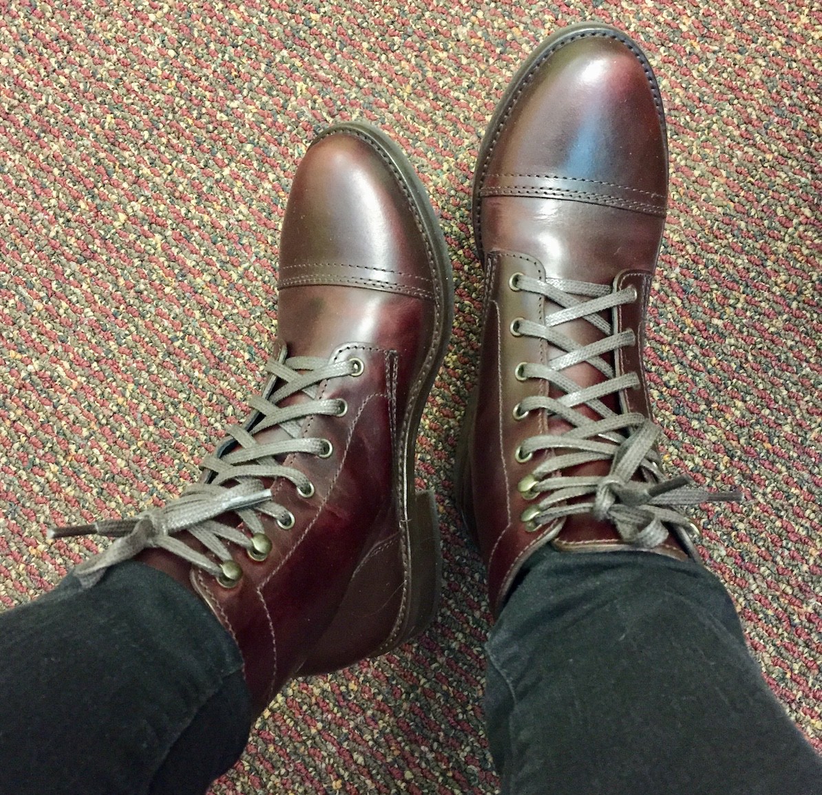 The feeling of new boots? Priceless.
