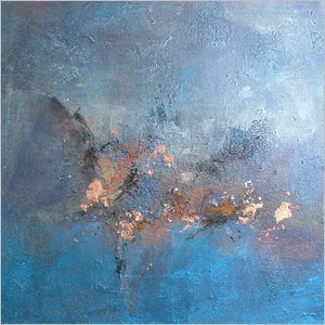 "Reef" mixed media on canvas
