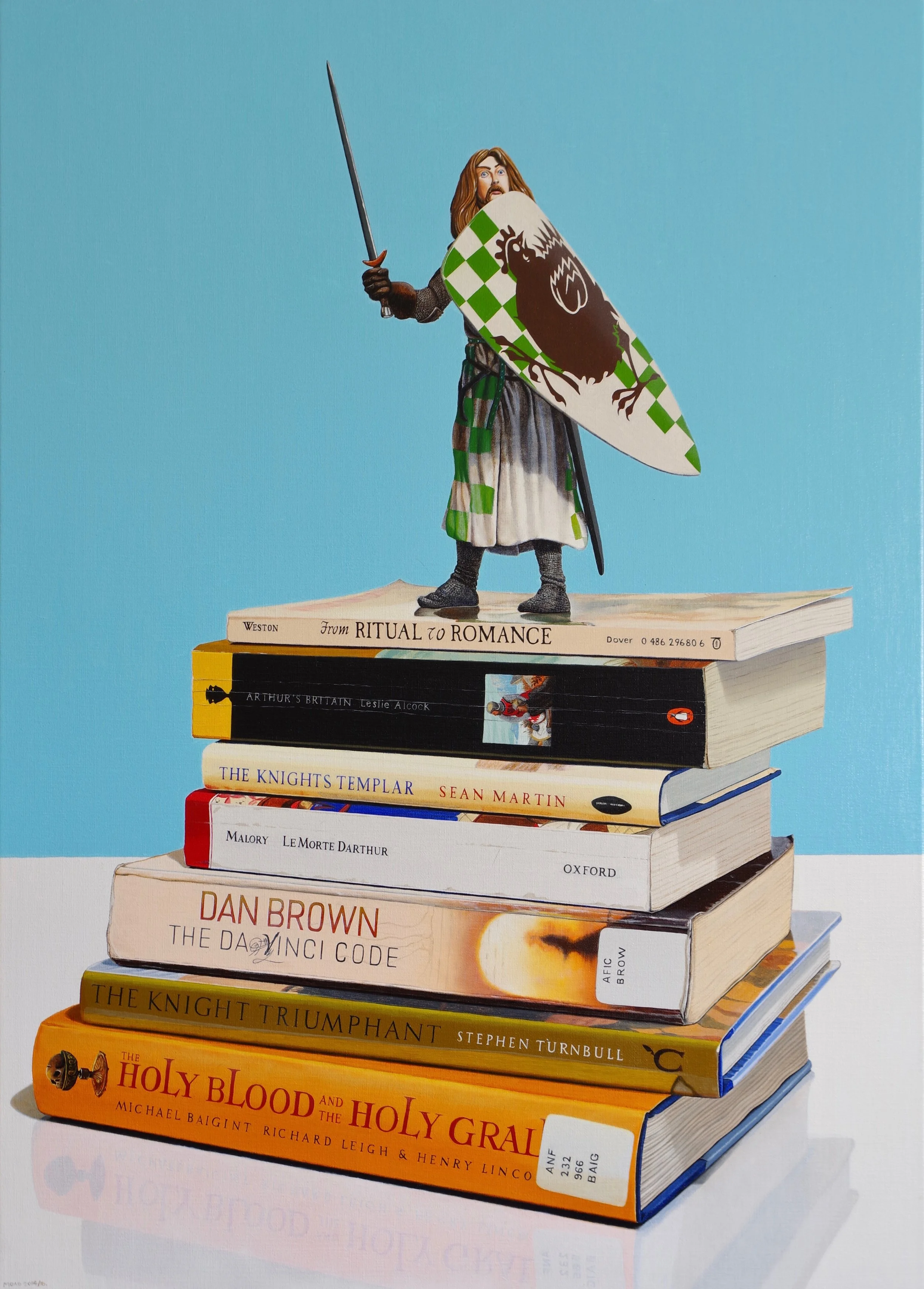 Brave Sir Robin, 2014/16, Oil on Linen, 106x76cm.