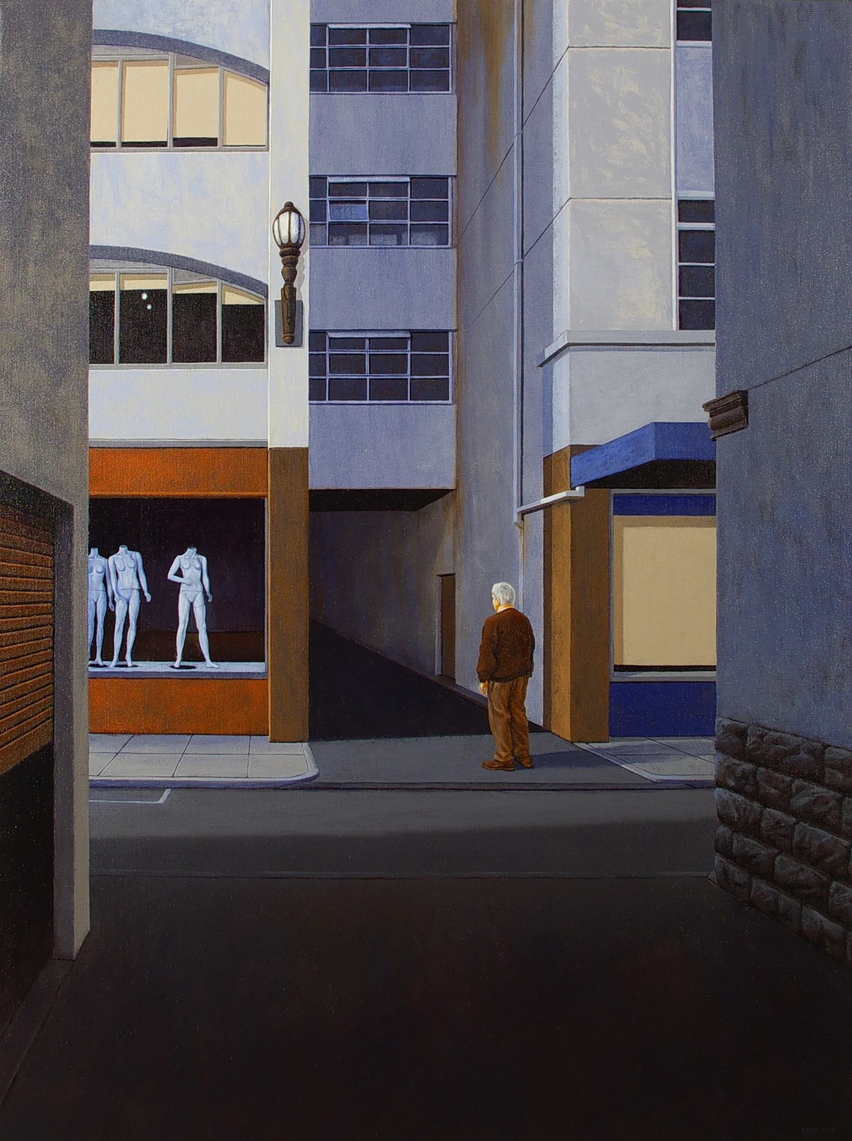 Magician Among the Spirits, 2010, Oil on Linen, 101x76cm.