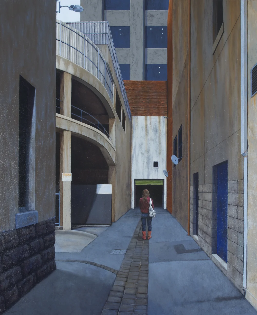 Secret Meeting IV, 2010, Oil on Linen, 101x76cm.