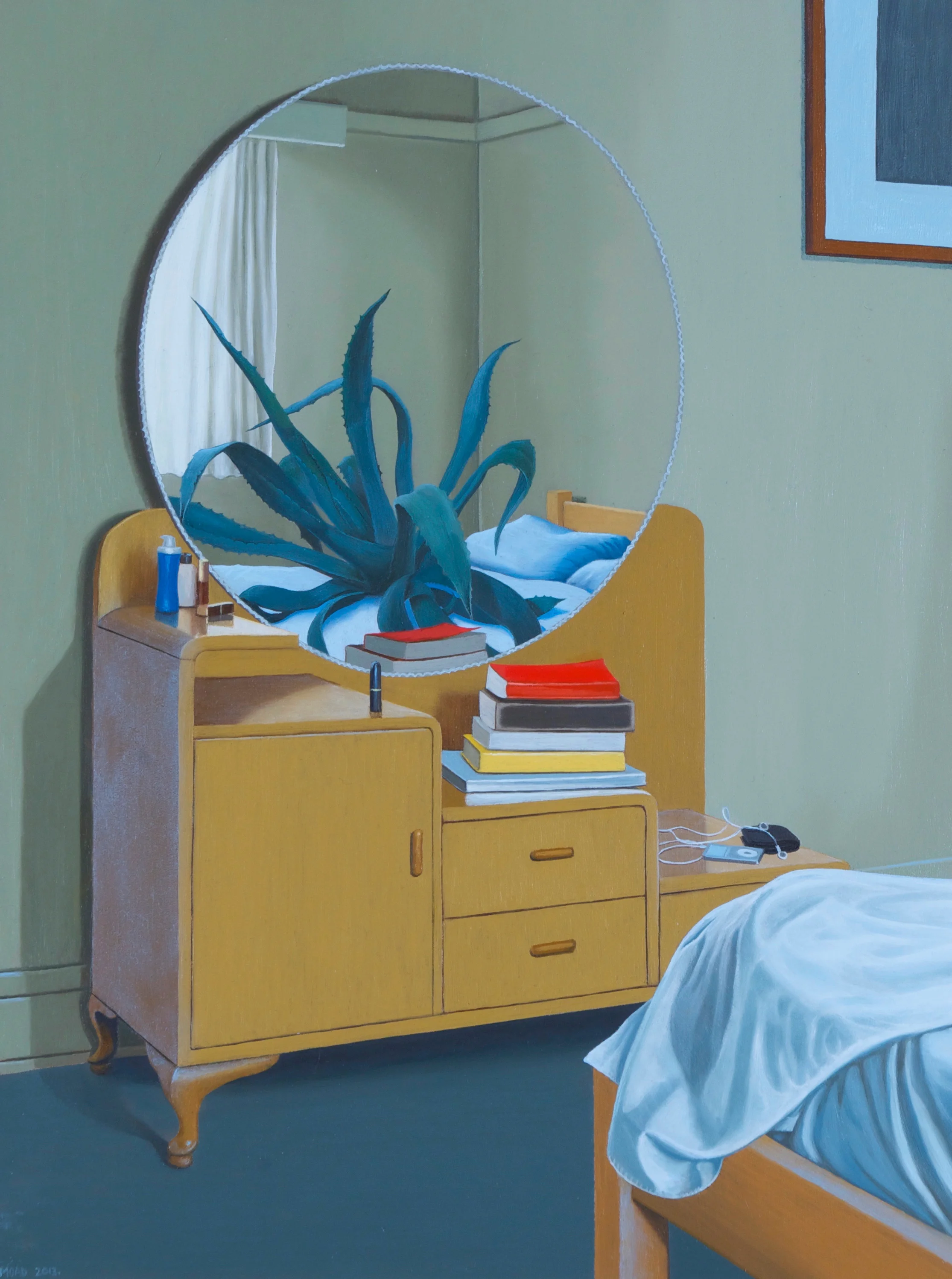What Death Leaves Behind (study), 2013, Oil on Board, 40.5x30.5cm.
