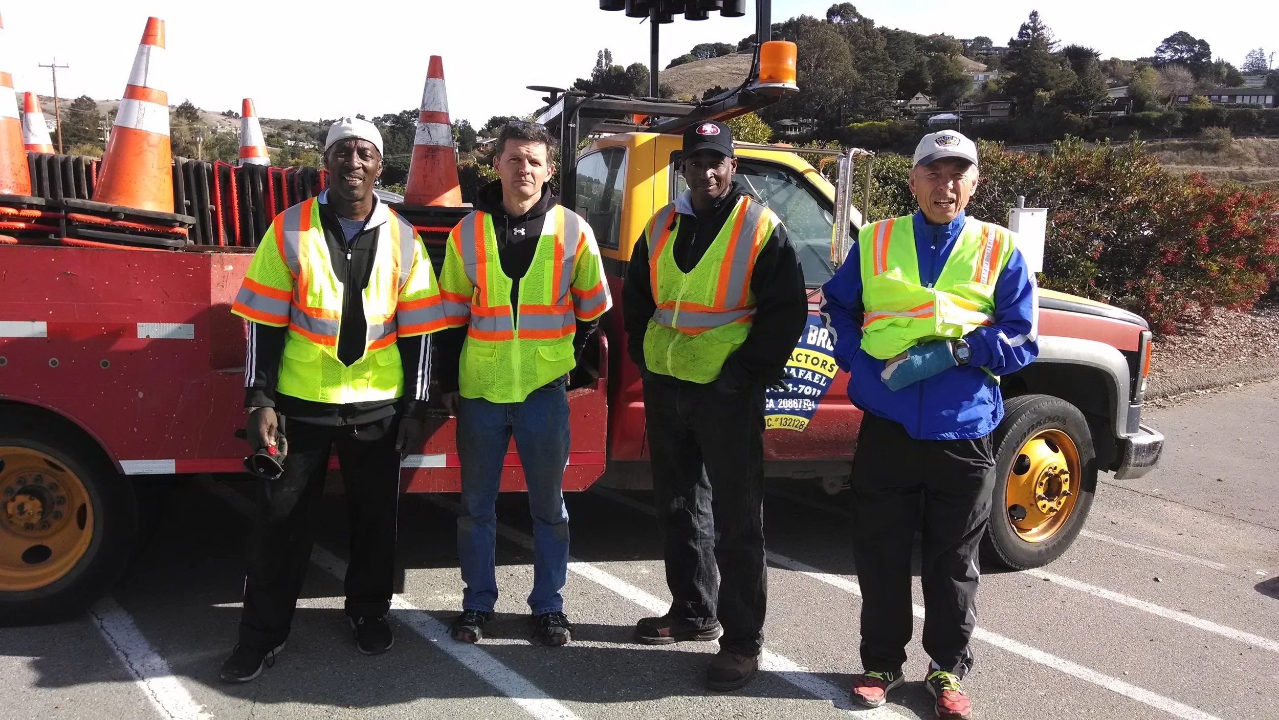 Volunteering for the Tiburon Half Marathon
