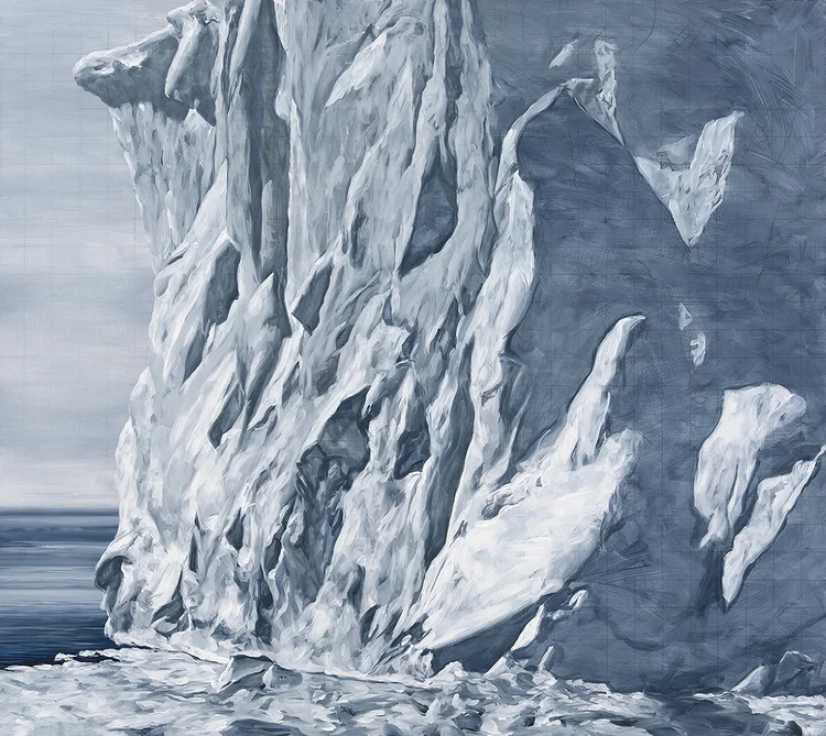 Icewall 2015 Oil On Panel 107 X 120 Cm finalist paddington art prize 2015
