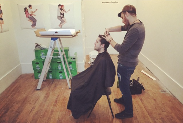 @hairbyrich doing what he does best.