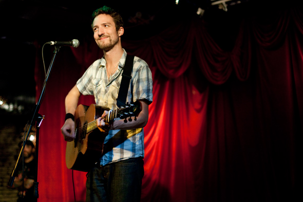 (An image I shot of Frank at the El Mocambo back in 2011. Check out the other images and my review of the show here: http://www.blogto.com/music/2011/04/frank_turner_gets_the_el_mocambo_singing_along/ )