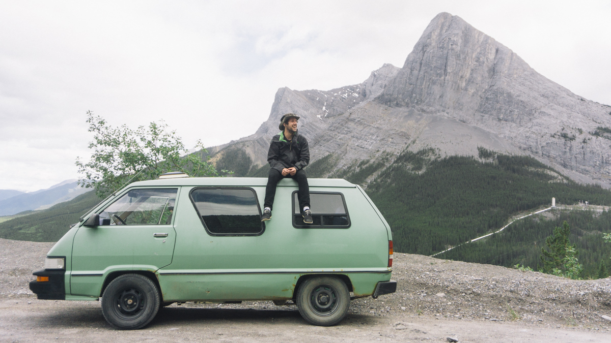 First time driving 'The Van' into the mountains.