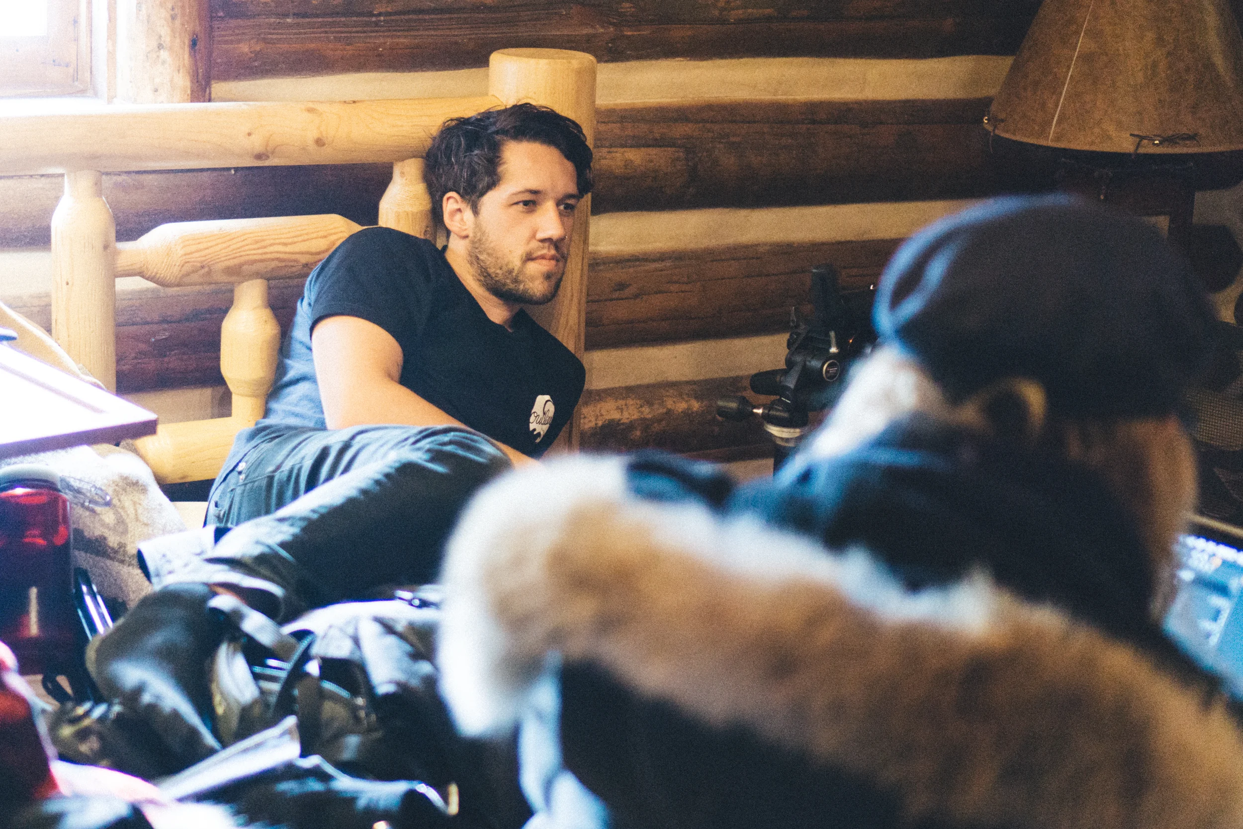 I like to think I'm pretty relaxed on set. Photo: Braeden VanRooy