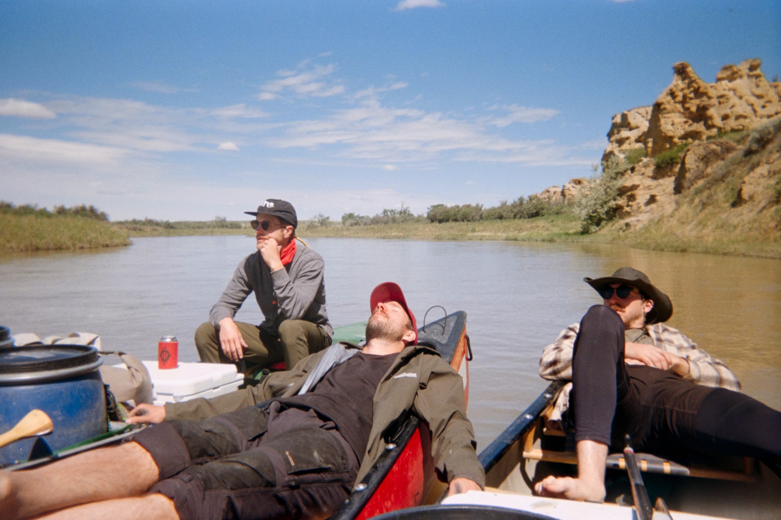 Me and the guys spent a few days paddling down a river. It was awesome.