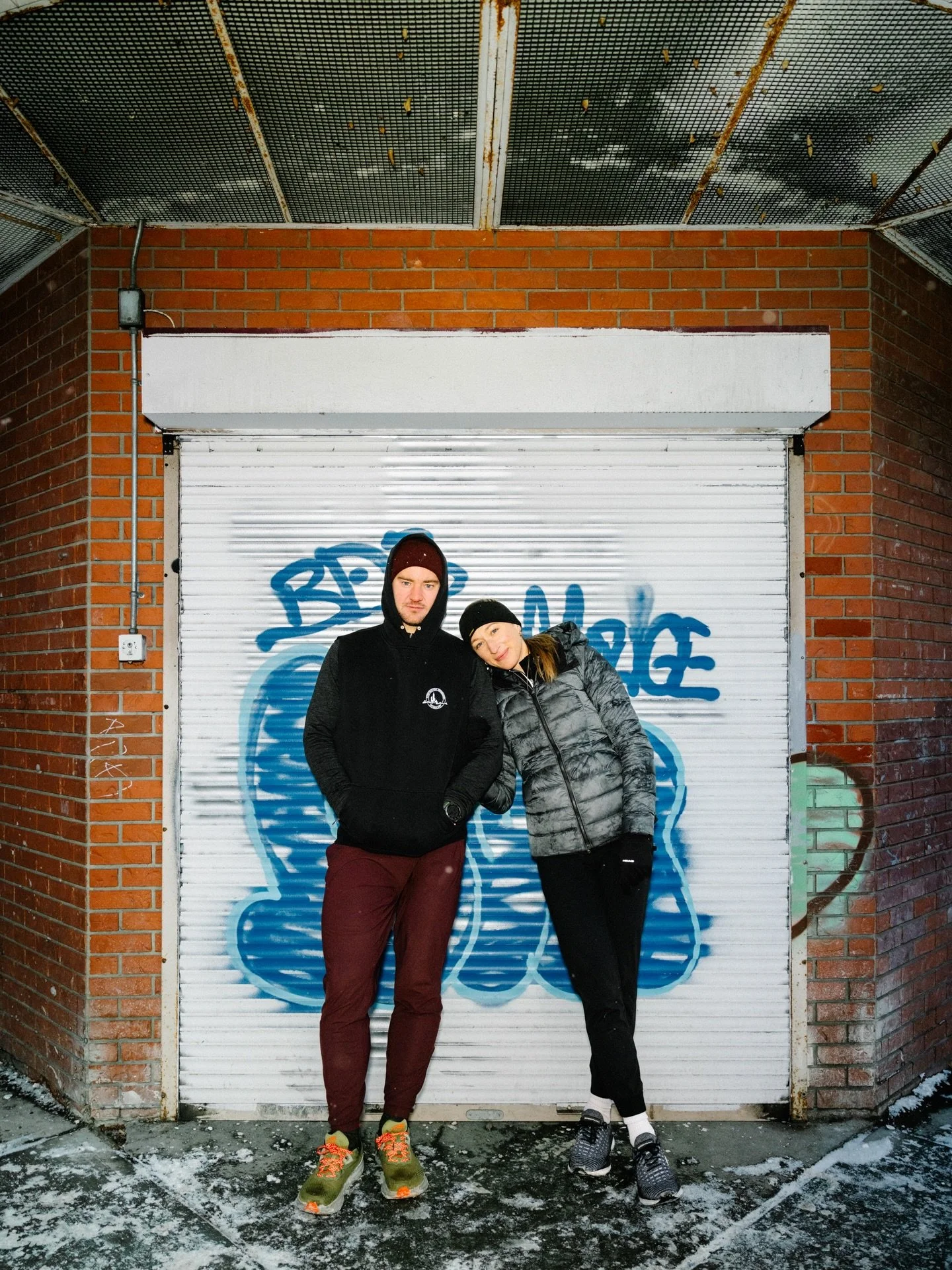 Winter running with @run.rachael and @harrysmiff.
