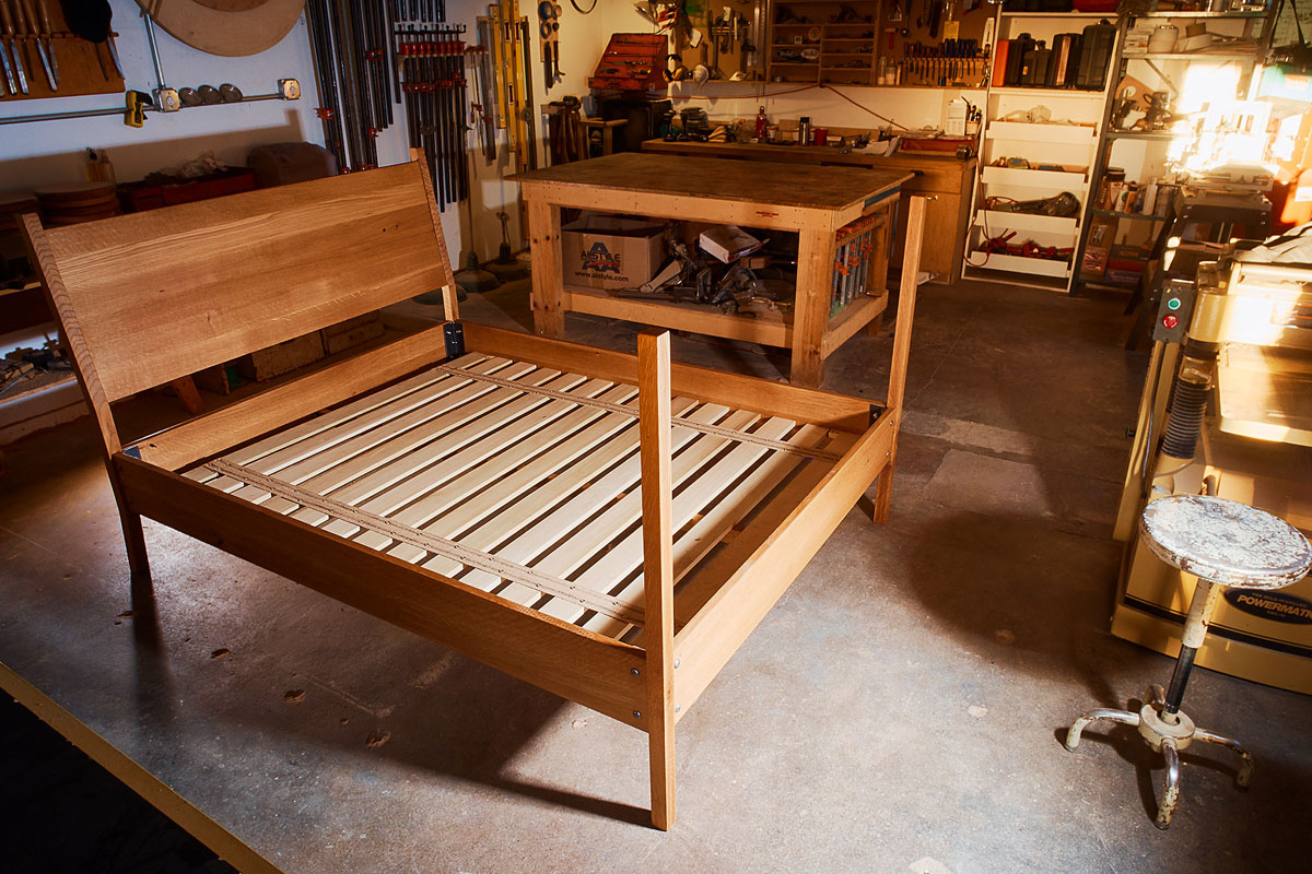 White Oak Bed Frame 