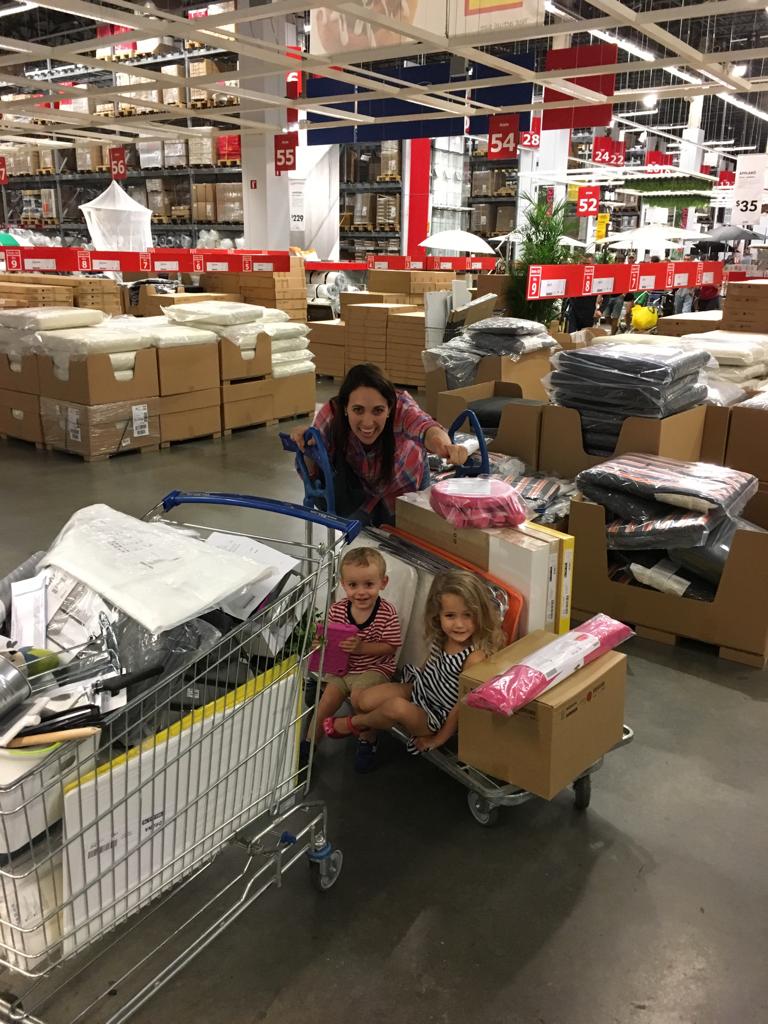 Luego de más de 5 horas en IKEA.