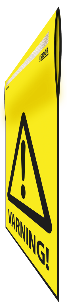 Flagga gul perspektiv Varning 1.png